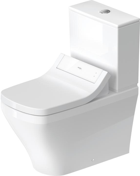 Produktbild Duravit Stand-WC-Kombination DURASTYLE ti. 37x70cm SensoWash Abgang Vario weiss