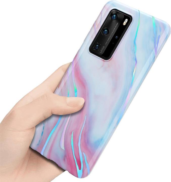Produktbild Cadorabo IMD TPU Bunter Marmor Cover (Huawei P40 Pro+)