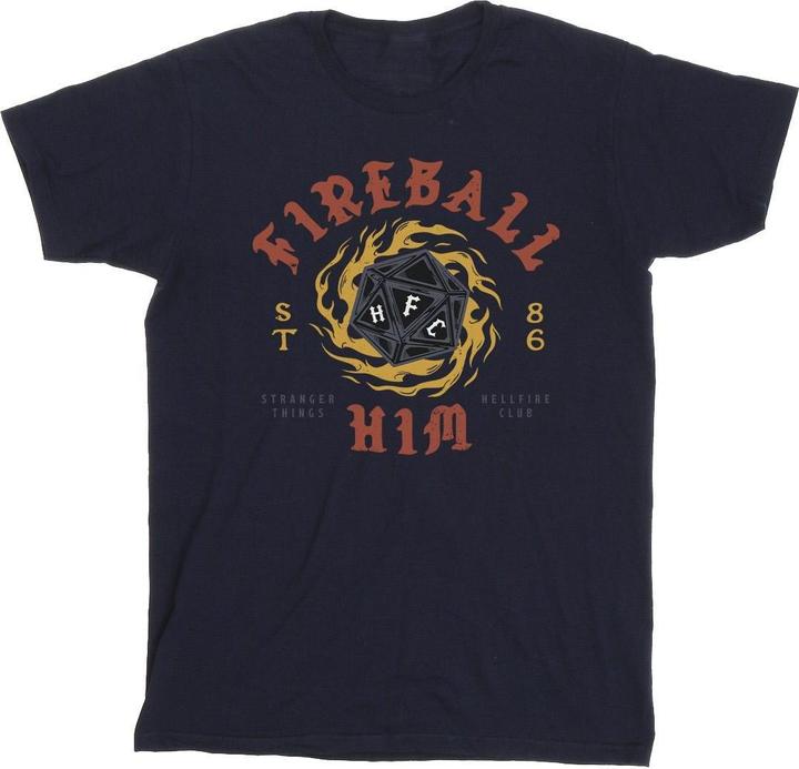 Netflix Stranger Things Fireball Dice 86 TShirt