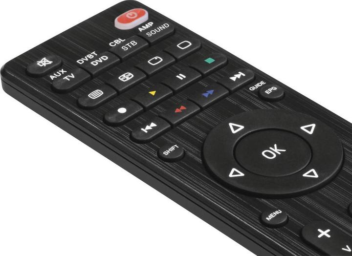 Image du produit Hama Télécommande universelle TV, infrarouge, pour 8 appareils, avec touche App (Télécommande universelle, Infrarouge)