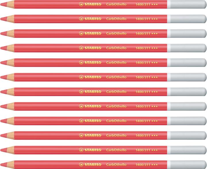Produktbild STABILO CarbOthello Pastellkreidestift (Rot, 12 x)
