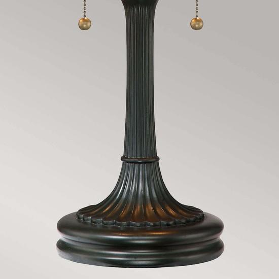 Actual product image Elstead Lighting Larissa Tischleuchte E27 2-fach Vintage-Bronze (E27)