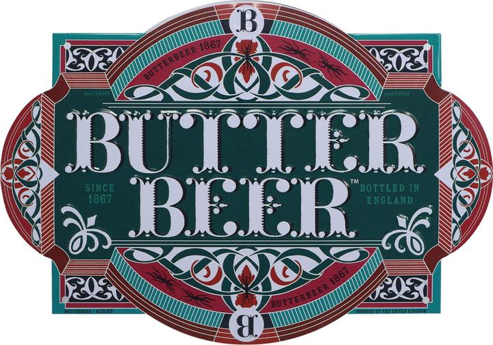 Fanattik HARRY POTTER - Butter Beer - Metal Sign (28 x 20 cm)