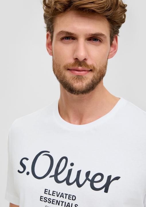 Actual product image S.Oliver T-Shirt Casual Bequem sitzend Logo T-Shirt (XXL)