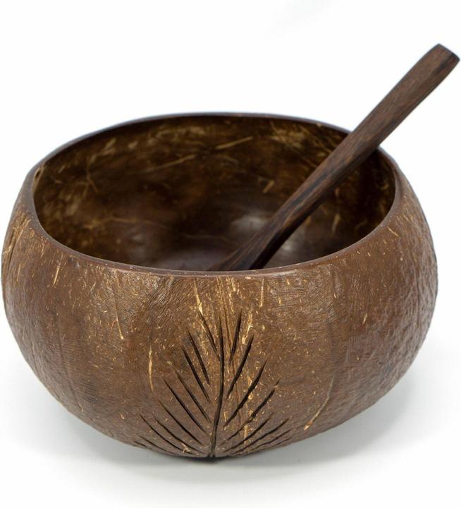 Produktbild Io Nova Kokosnuss-Set (Bowl + Löffel) (11.50 cm, 2 x)
