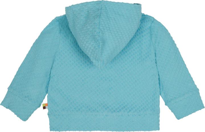 Actual product image loud + proud Terrycloth jacket with dots (122, 128)