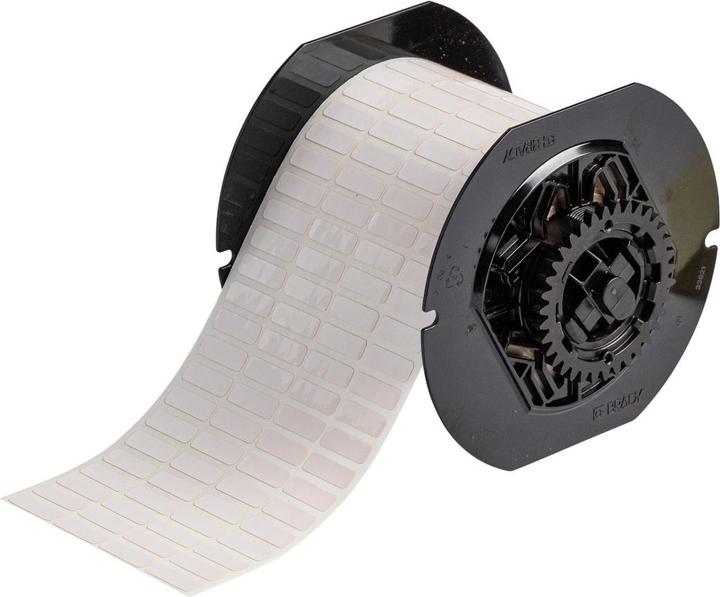 Actual product image Brady B33 Series white and glossy polyimide labels for printed circuit boards without melting (1.91 cm)