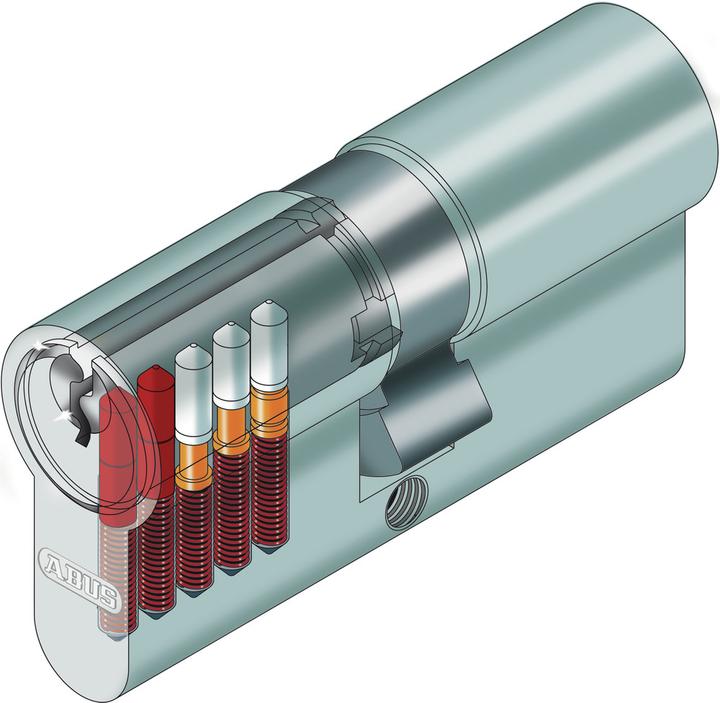 Produktbild Abus Halbzylinder A93NP, 10-30 mm, gleichschl. AC03378 (Aussenzylinder)