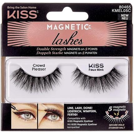 KISS My Face - Magnetic Lashes Double Strength - Magnetic Eyelashes 05 Crowd Pleaser (Künstliche Wimpern)