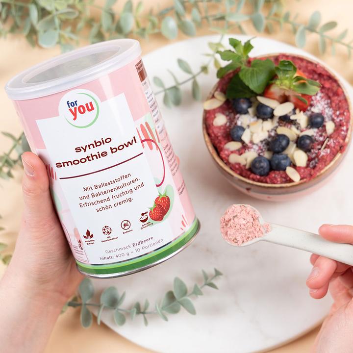 Actual product image For You smoothie bowl strawberry (10 Piece, 400 g)