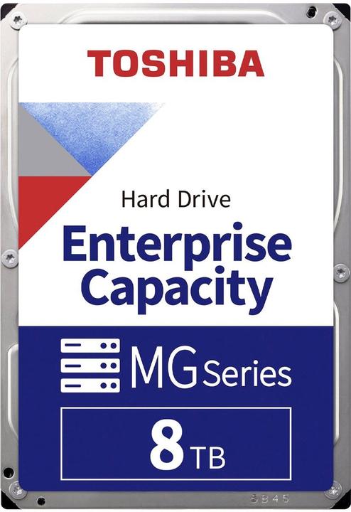 Actual product image Toshiba E-Capacity HDD 3.5 7.2k SATA 512e (8 TB, 3.5")