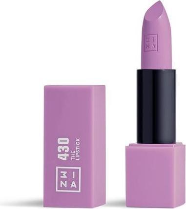 Immagine prodotto 3INA MAKEUP The Lipstick 430 Rossetto viola freddo con vitamina E e burro di karité per nutrire le labbra (430 - Lavanda forte)