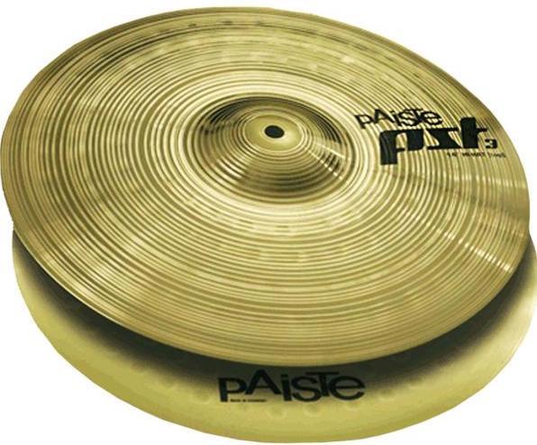 Actual product image Paiste PST3 13 inch hi-hat cymbal with drumsticks (13", Cymbal)
