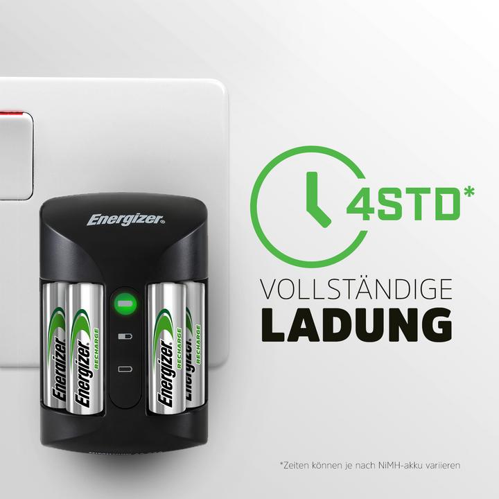 Produktbild Energizer Recharge Pro (4 Stk., AA, 2000 mAh, Ladegerät inkl. Akku)