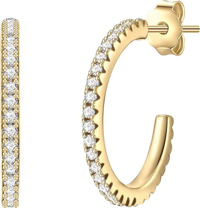 Image du produit Glanzstücke München Femmes argent sterling zirconium or jaune - 28549 (Argent Sterling)