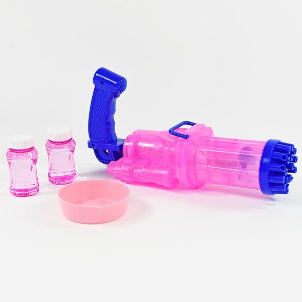 Produktbild Kögler Seifenblasen Bazooka, 2x 50ml Seifenblasenflüssigkeit, 30x10x16cm