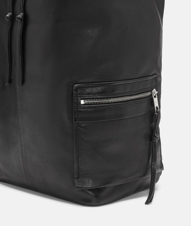 Actual product image Liebeskind Berlin L Hera Sheep Natural Black Womens Backpack Black Black