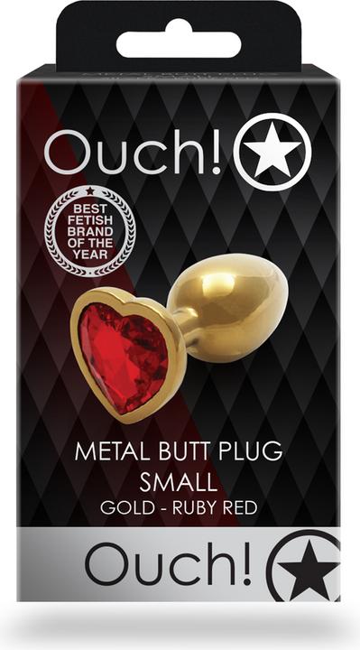 Produktbild Ouch! Heart Gem Butt Plug - Small