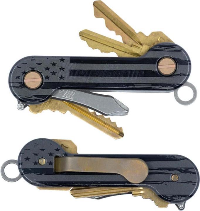 Actual product image KeyBar Black and Grey Flag