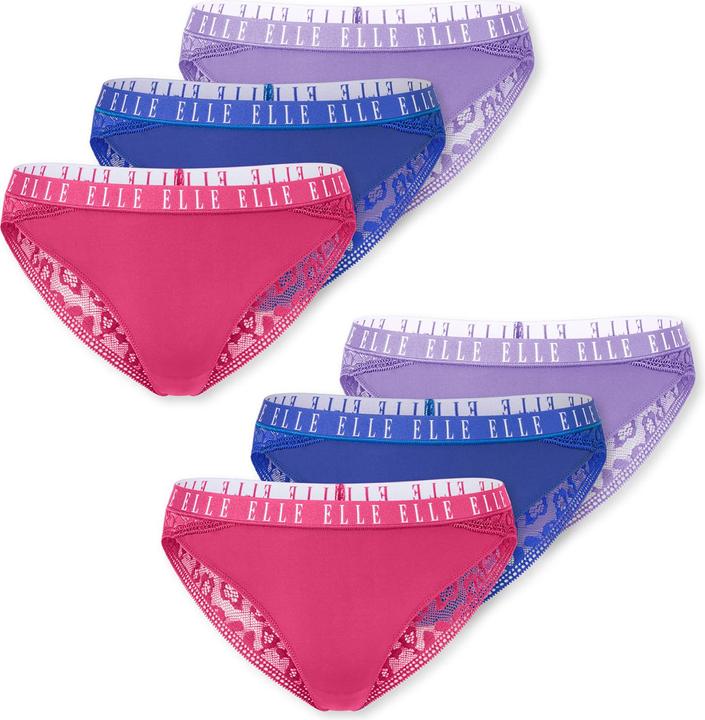 Elle Brasilslip LACE (L, 6er Pack)