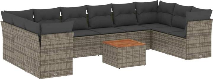 Produktbild VidaXL 10-tlg. Garten-Lounge-Set mit Kissen