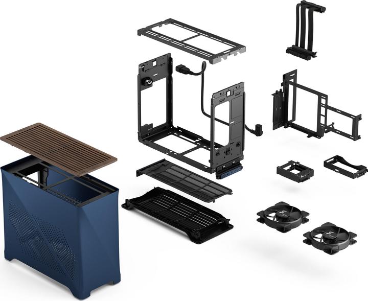 Produktbild Fractal Case Era 2 Midnight Blue (ITX)