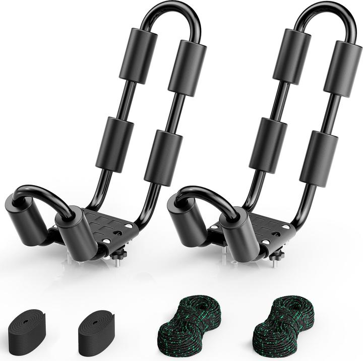 Produktbild Wiltec Kajakhalter Dachträger 2 Stk. Bootsträger Kanuhalter Kajakträger Kajak Boot