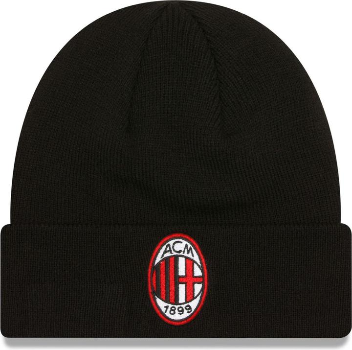 New Era Wintermütze Cuff Beanie - Ac Mailand Schwarz