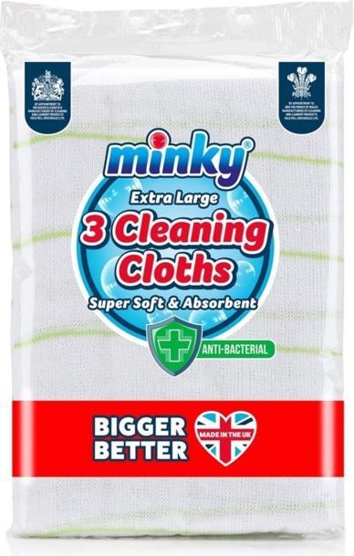 Produktbild Minky Reinigungstücher Antibakteriell 3Erpack (3 Stk.)