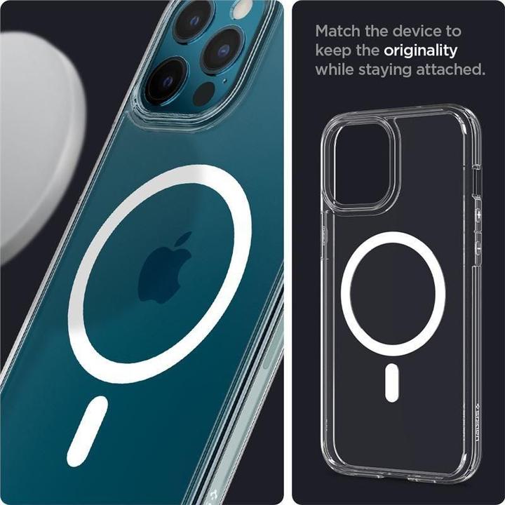 Produktbild Spigen Crong ULTRA HYBRID MAG MAGSAFE IPHONE 12 PRO MAX Baltas (Apple iPhone 12 Pro Max)