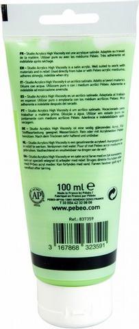 Image du produit Pebeo Acrylique Fine Studio Acrylics (Vert jaune Irisant, 100 ml)