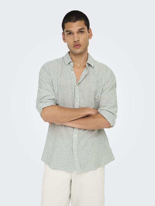 Immagine prodotto Only & Sons Onscaiden Life Ls Stripe Linen 660 Noos (XS)