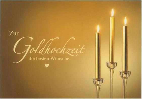Produktbild Karte Moments Glückwunschkarte Zur Goldhochzeit (1 Stk.)