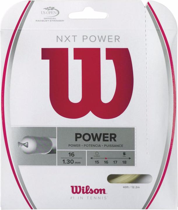 Actual product image Wilson Tennis strings NXT Power 16
