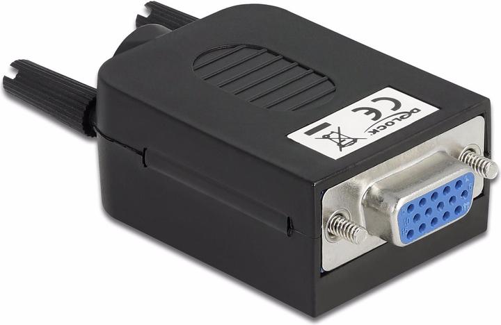 Actual product image Delock Adapter VGA 10Pin terminal block female with housing (Sub-D 15, 5.18 cm)