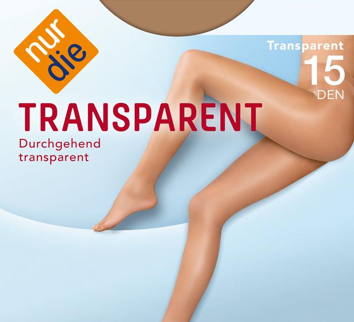 Actual product image Nur Die Transparent (15 DEN, 44 - 48)
