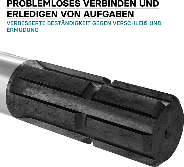 Produktbild Wiltec Zapfwellen Keilwelle B2 300 mm Vielkeilwelle für PTO-Shaft mit 1 3/8" Z6 Traktor (Traktorzubehör)