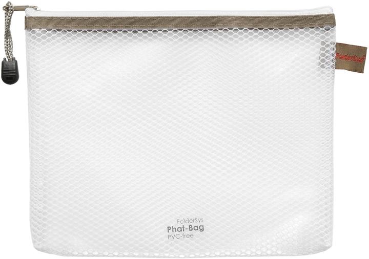 Produktbild Foldersys Reissverschlussbeutel B6 transparent/taupe 0,15 mm (Tasche)