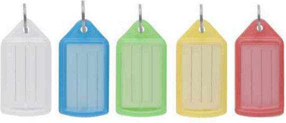 Actual product image pavo RFID key fob 8046683 Assorted colours 4 g