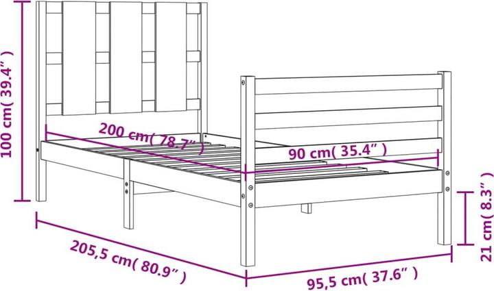 Image du produit VidaXL Jairus (90 x 200 cm)