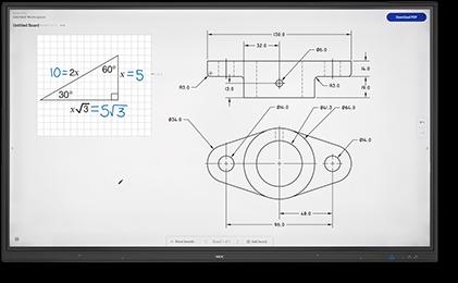 Image du produit NEC MultiSync® CB651Q (3840 x 2160 pixels, 65")