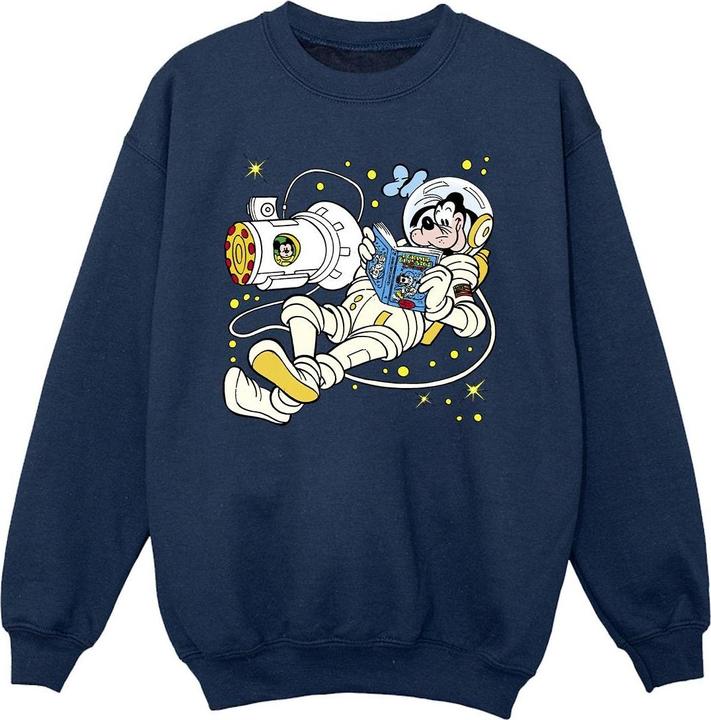 Disney Goofy Reading In Space Sweatshirt Mädchen