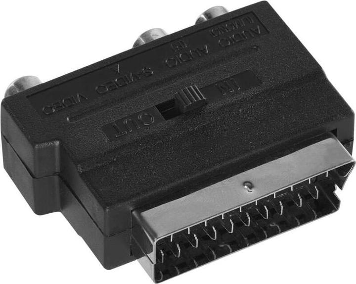 Produktbild Emos Reduktion SCART auf 3x CINCH + SVHS Adapter (Antennenkabel)