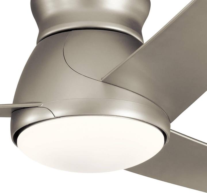 Image du produit Elstead Lighting Eris ventilateur de plafond silencieux avec lumière LED Ø152cm IP44 extérieur + télécommande Nickel