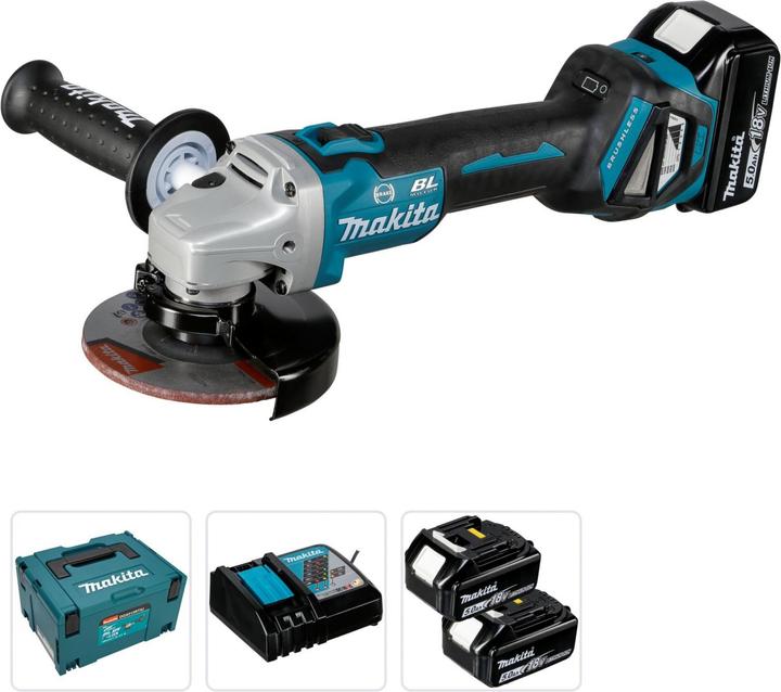 Actual product image Makita DGA513RT3J (125 mm)