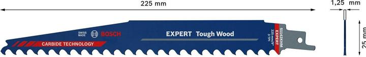 Actual product image Bosch Professional Zubehör Expert 'Tough Wood' S 1142 KHM reciprocating saw blade, 1 piece