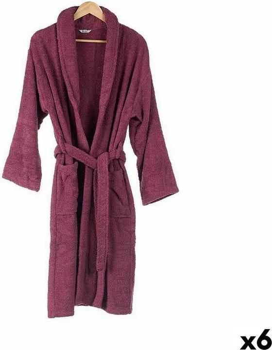 Berilo Bathrobe M/L Red (6 pieces) (M, L)