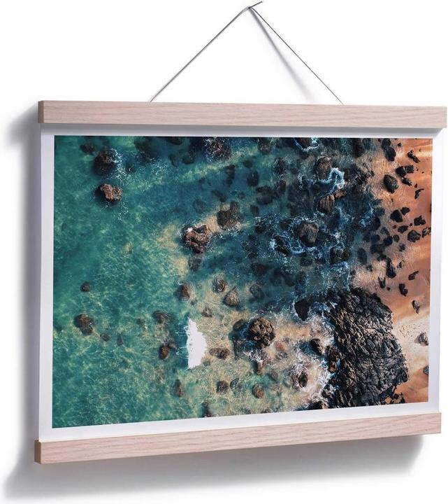 Produktbild Trenddeko Der Blick von oben: Rocky Beach (50 x 40 cm)
