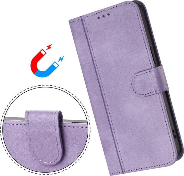 Image du produit Cover-Discount HONOR Magic7 Lite – Wildleder Look Etui im Vintage Design (Honor Magic7 Lite)