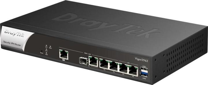 Actual product image Draytek Vigor 2962 Cable Router 2.5 Gigabit Ethernet Black, White